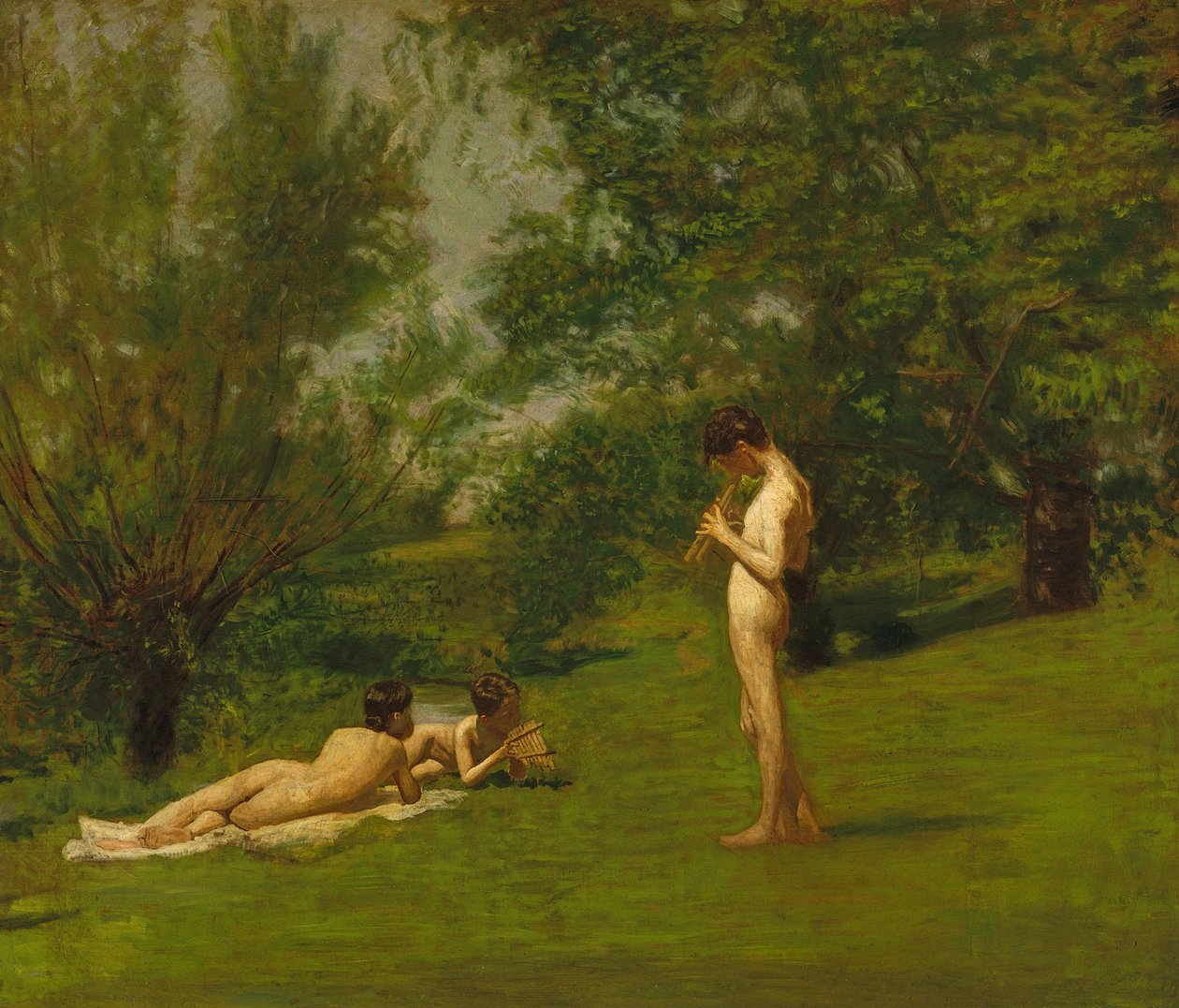 Arcadia, por volta de 1883 de Thomas Eakins