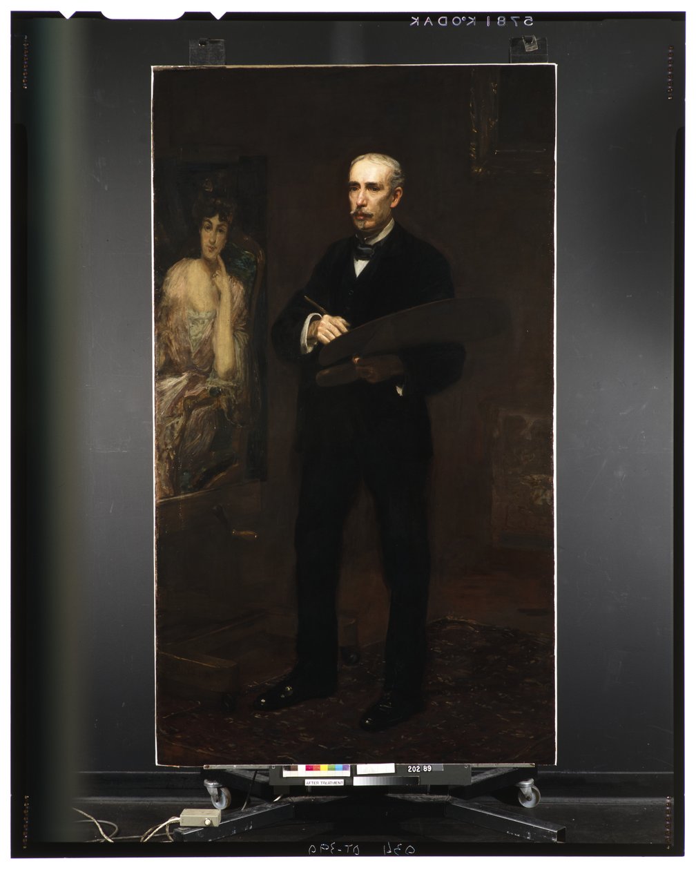 Retrato de James Carroll Beckwith, 1904 de Thomas Eakins