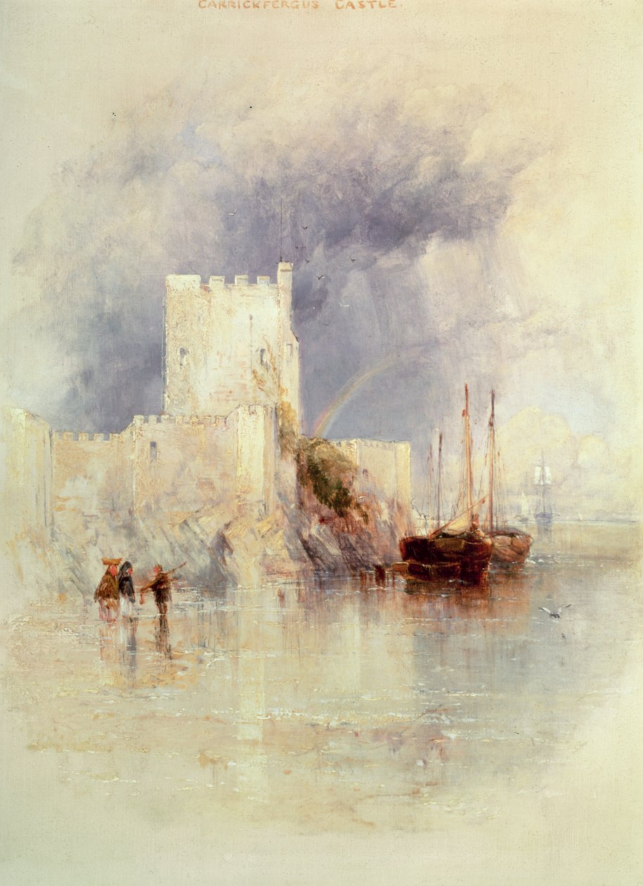 Carrickfergus, Irlanda de Thomas Creswick