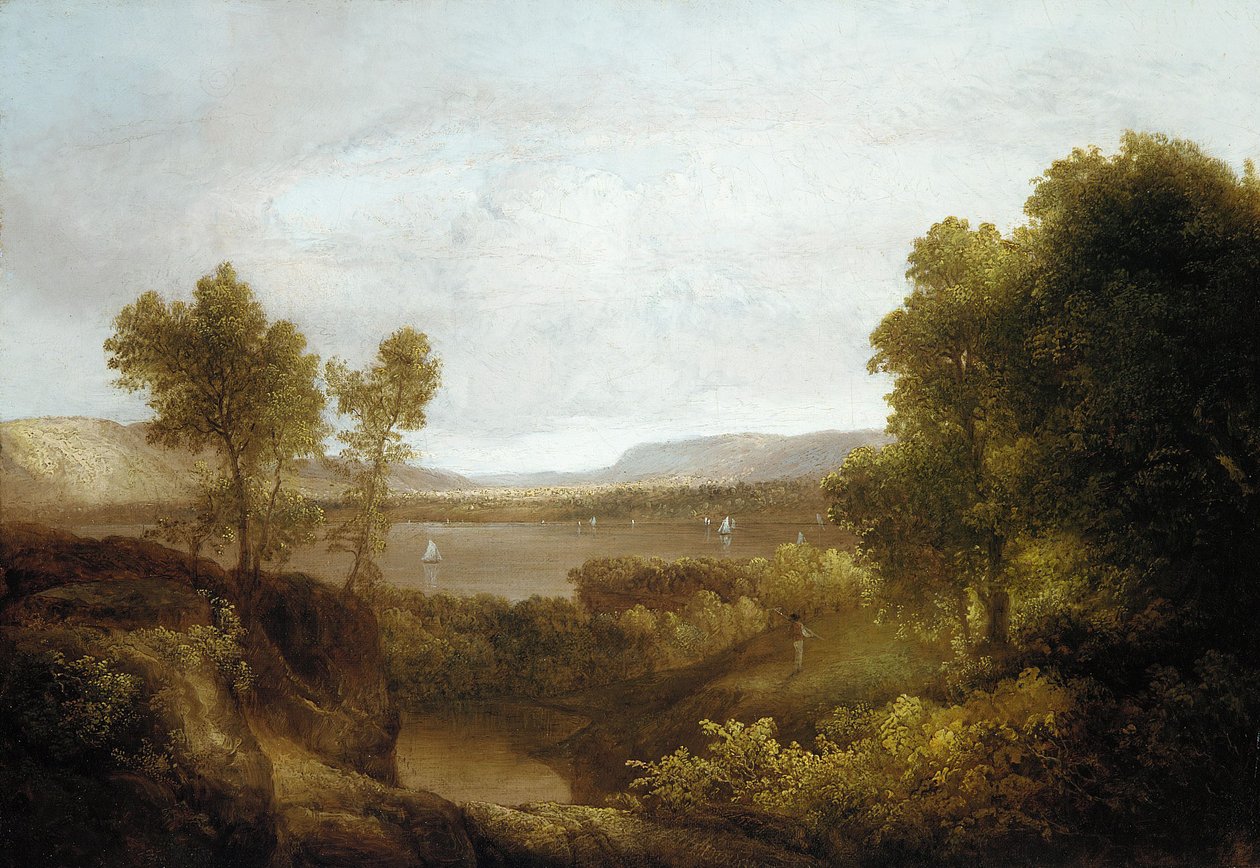 No Hudson, 1830-35 de Thomas Doughty