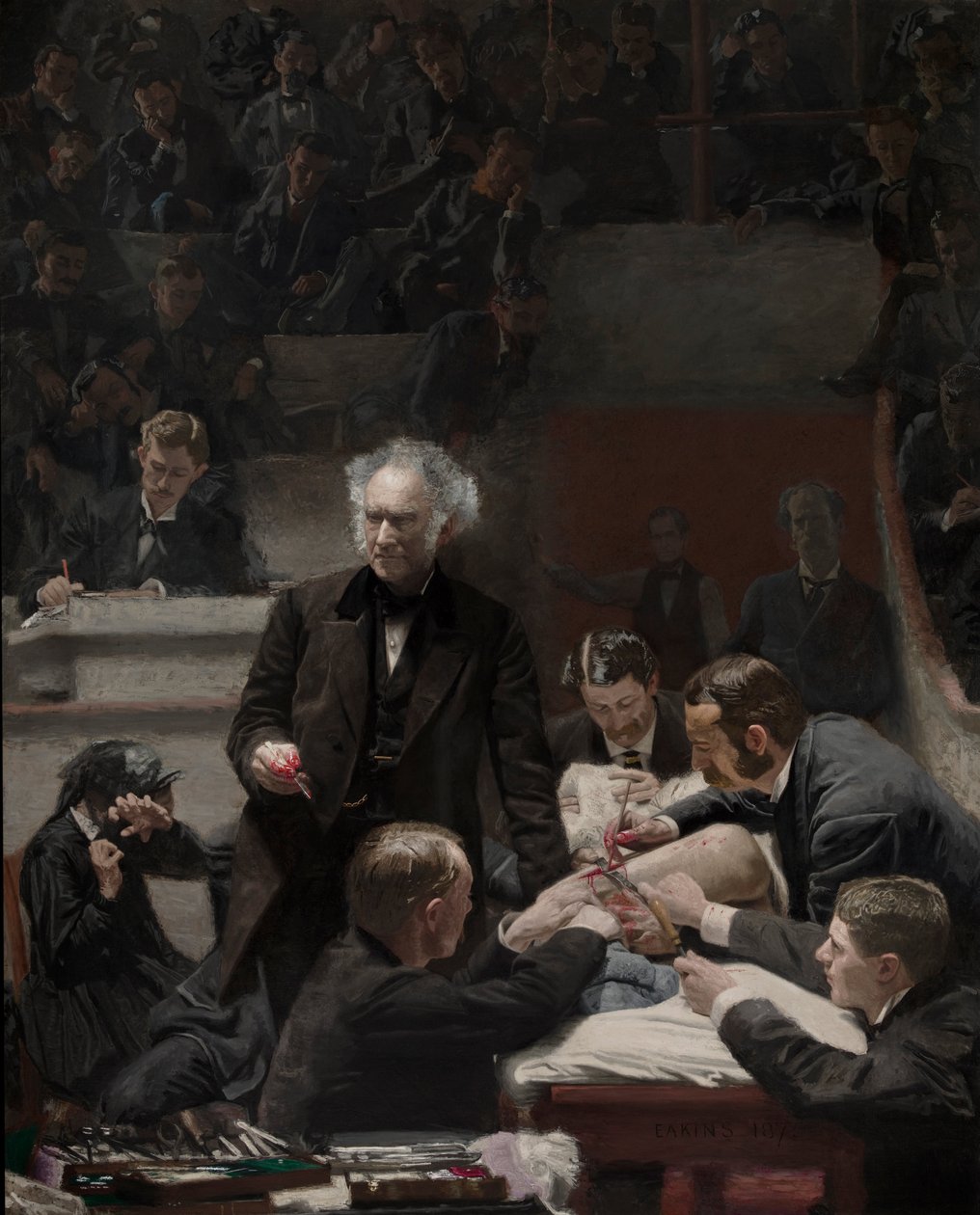 Retrato do Dr. Samuel D. Gross (The Gross Clinic) de Thomas Eakins