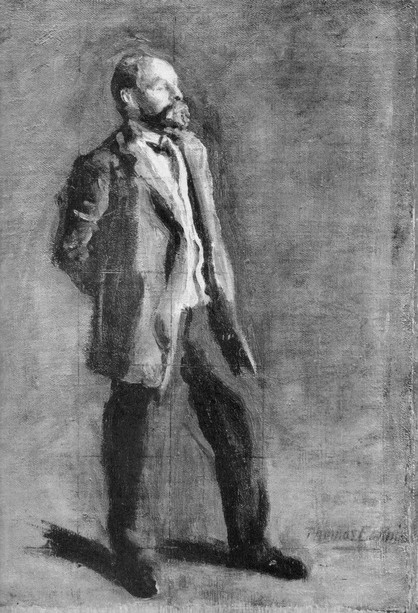 Esboço para o retrato de John McLure Hamilton de Thomas Eakins