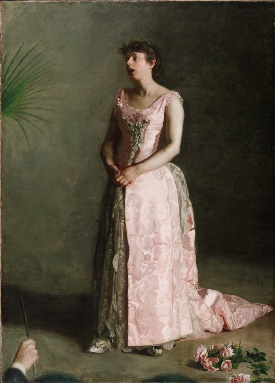 O cantor de concertos de Thomas Eakins