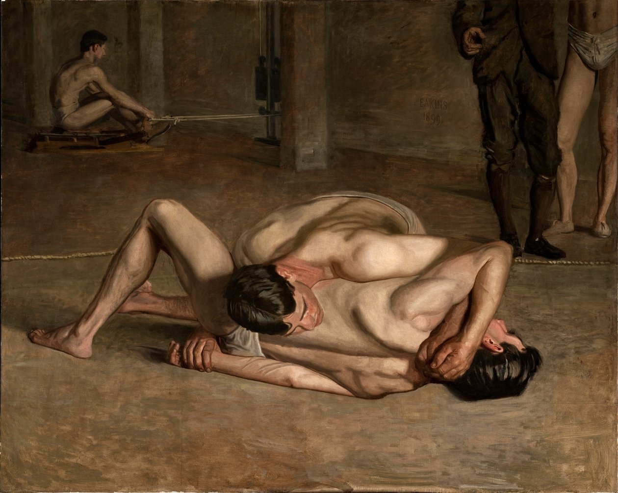 Lutadores de Thomas Eakins