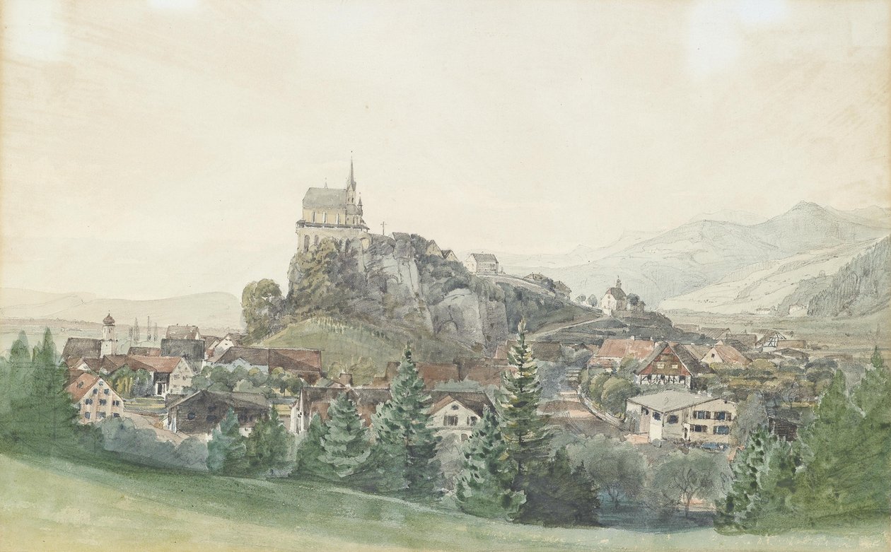 Vista, de, Rankweil de Thomas Ender