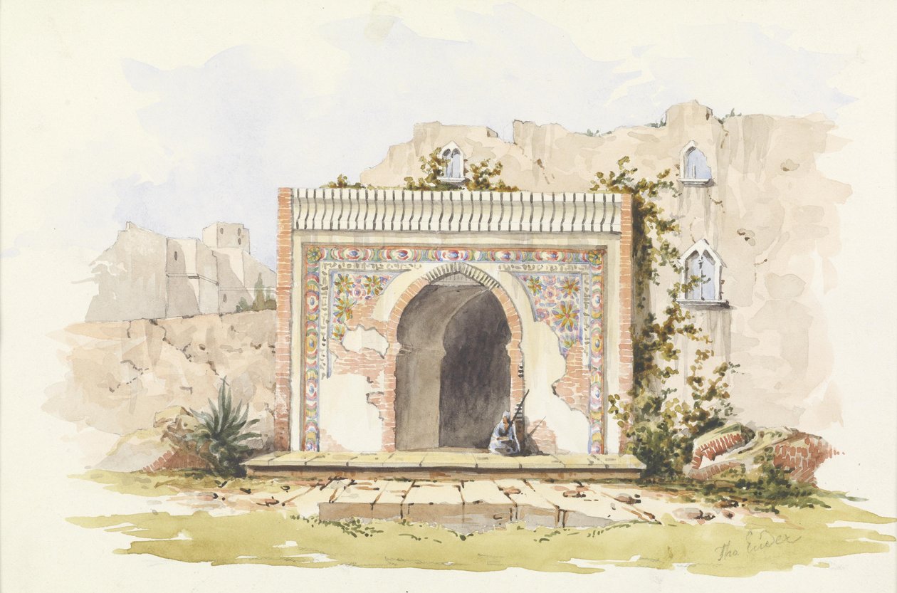 Das Bab el-Kasbah em Tanger de Thomas Ender
