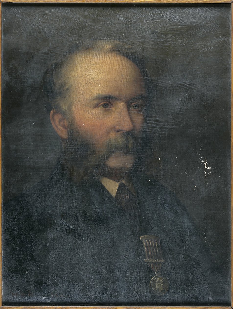 Retrato do pai do artista de Thomas Eyre Macklin