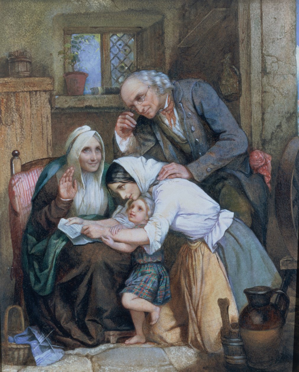 Boas Novas, 1863 de Thomas Faed