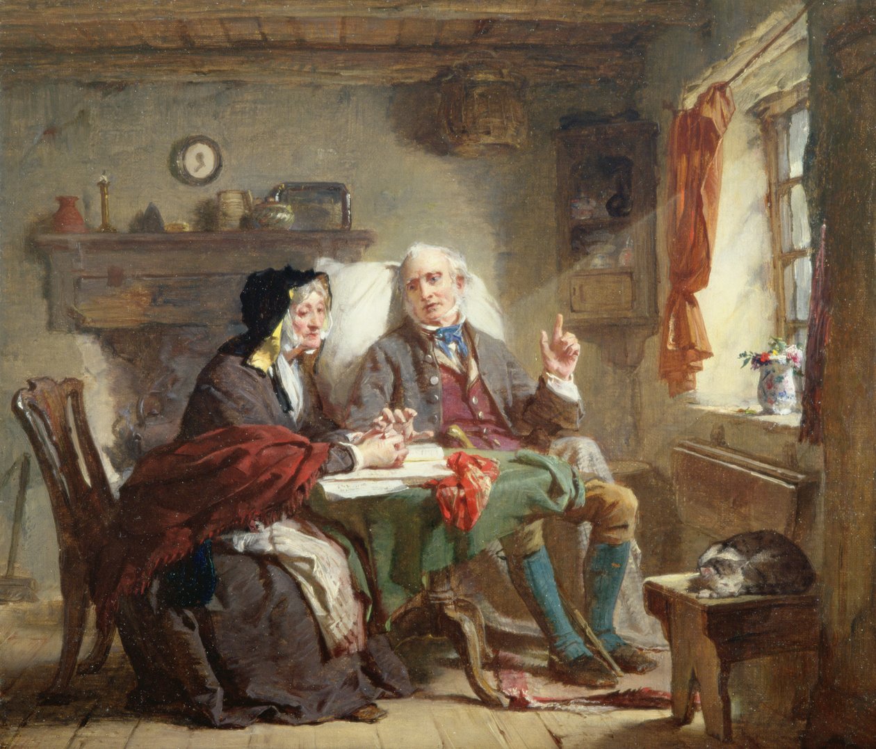 Tempos difíceis de Thomas Faed