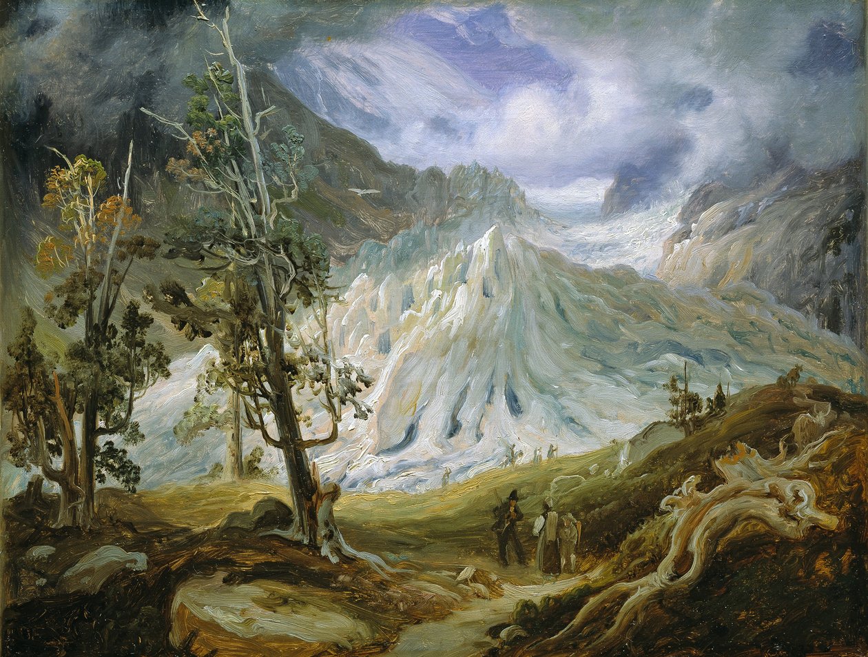 O Grindelwaldgletscher de Thomas Fearnley