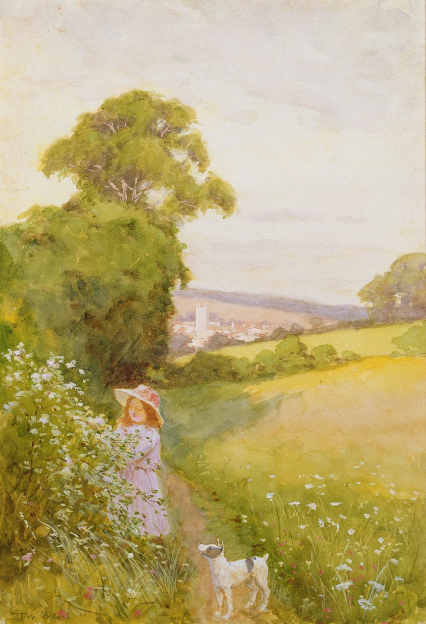 Colhendo flores de Thomas Frederick Mason Sheard
