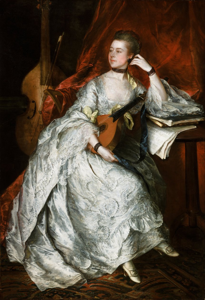 Ann Ford (mais tarde Mrs. Philip Thicknesse) de Thomas Gainsborough