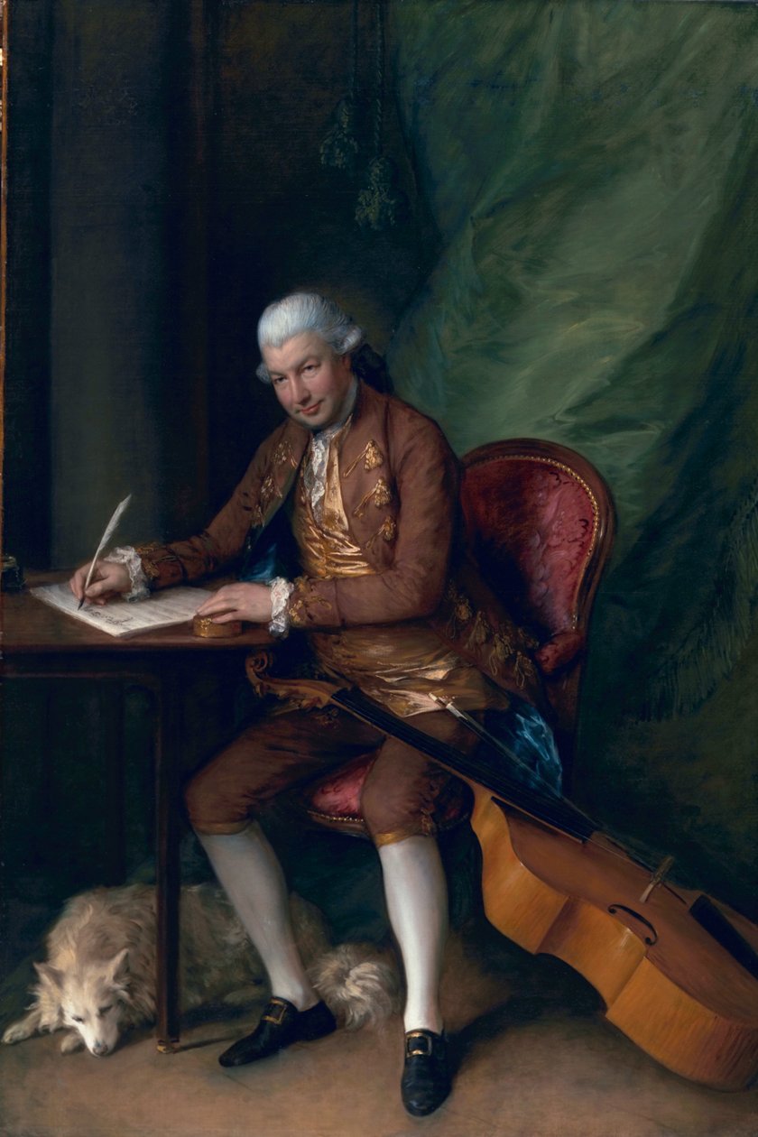 Carl Friedrich Abel, c.1777 de Thomas Gainsborough