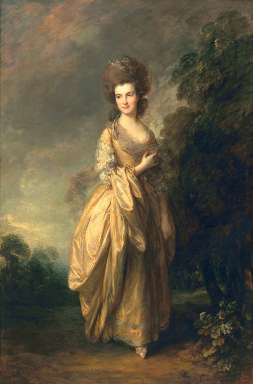 Elizabeth Beaufoy, depois Elizabeth Pycroft, c.1780 de Thomas Gainsborough