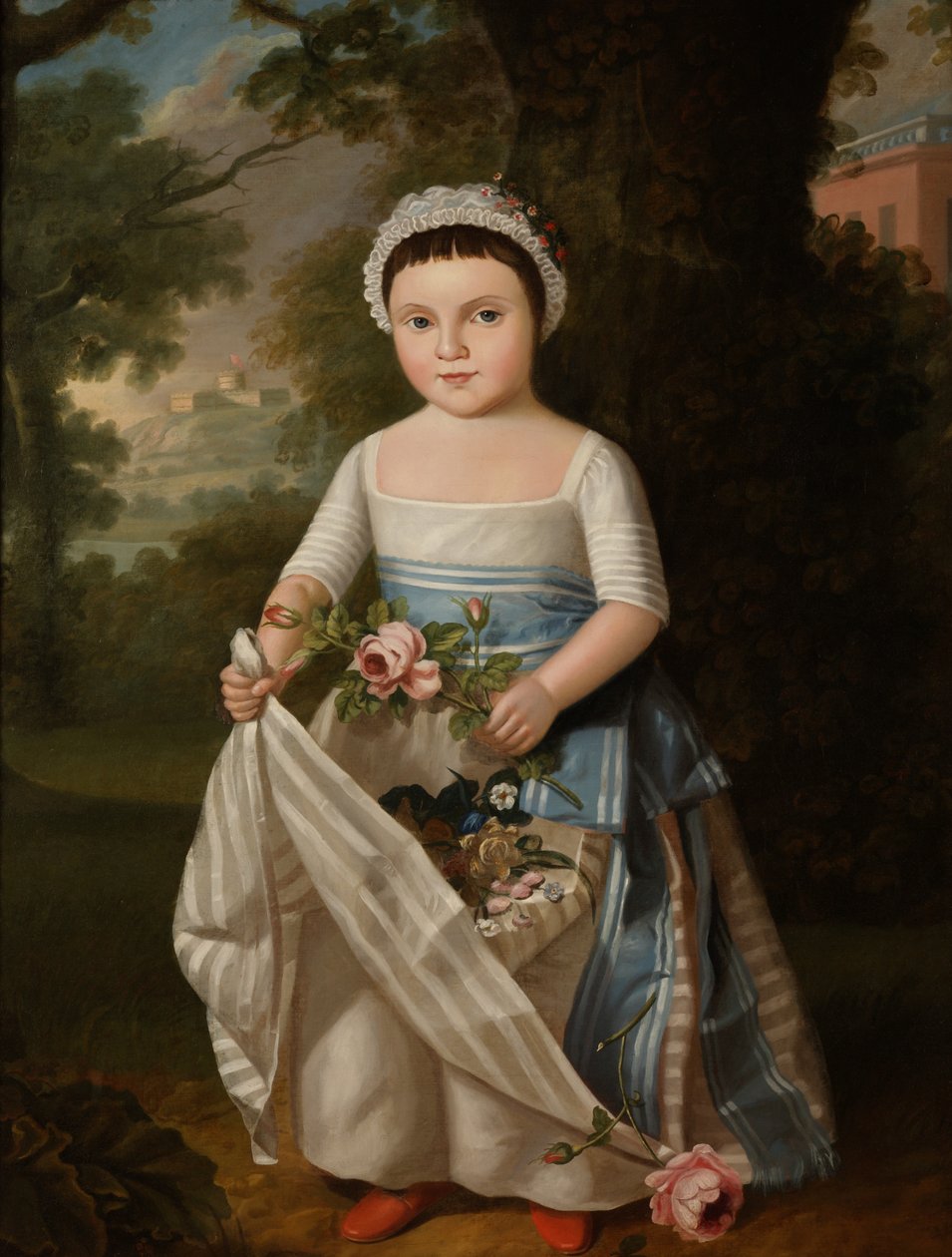 Menina com rosas de Thomas Gainsborough