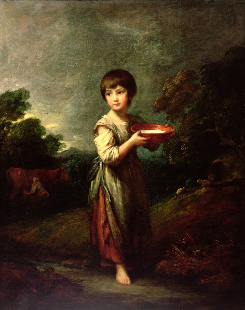 Lavinia, a empregada de leite de Thomas Gainsborough