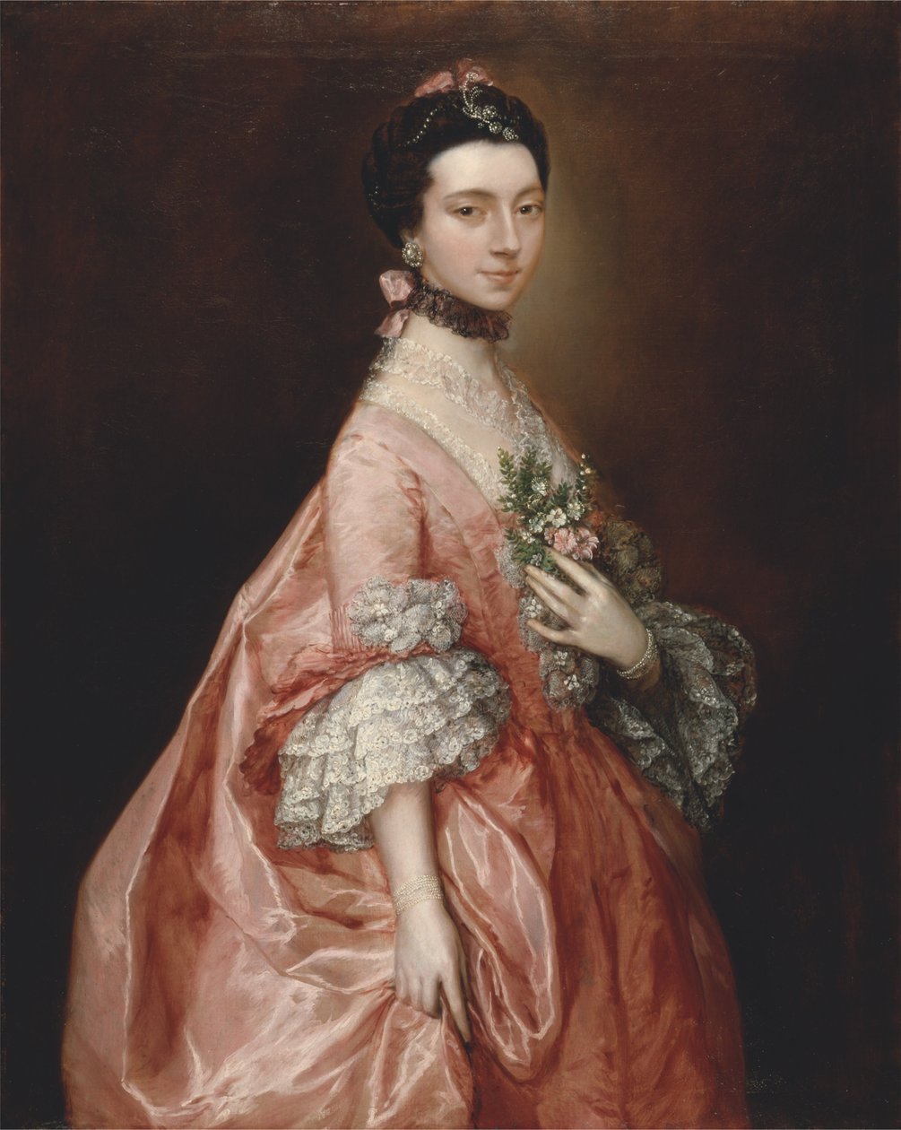 Mary Little, mais tarde dama Carr de Thomas Gainsborough