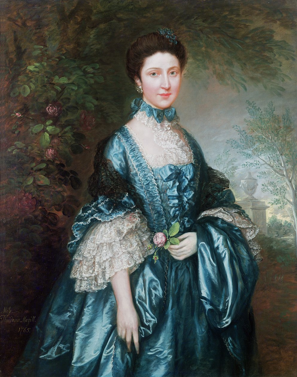 Miss Theodosia Magill, condessa Clanwilliam (d. 1817), 1765 de Thomas Gainsborough
