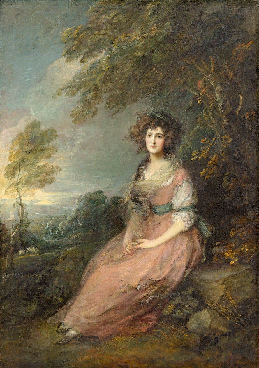 Sra. Richard Brinsley Sheridan, 1785-87 de Thomas Gainsborough