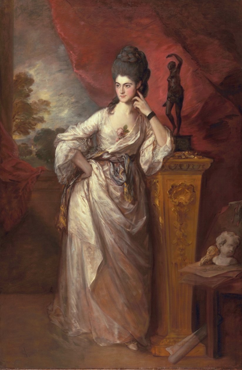 Penelope (Pitt), viscondessa Ligonier, 1770 de Thomas Gainsborough