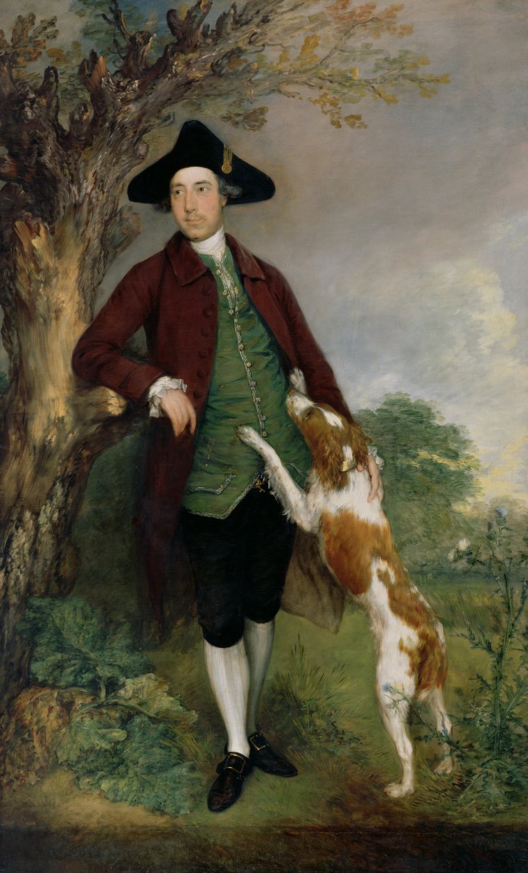Retrato de George Venables Vernon, 2º Lorde Vernon, 1767 de Thomas Gainsborough
