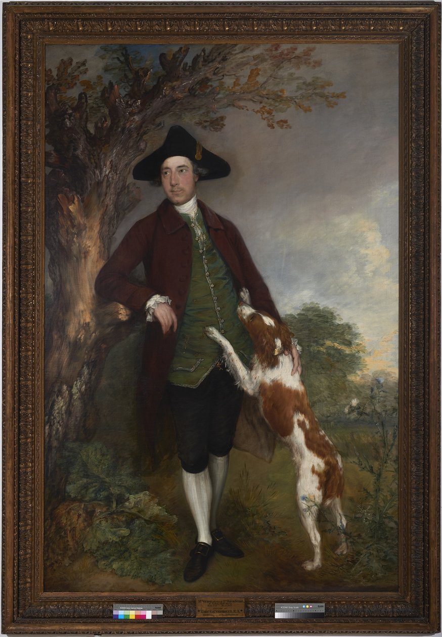 Retrato de George Venables Vernon, 2º Lorde Vernon, 1767 de Thomas Gainsborough