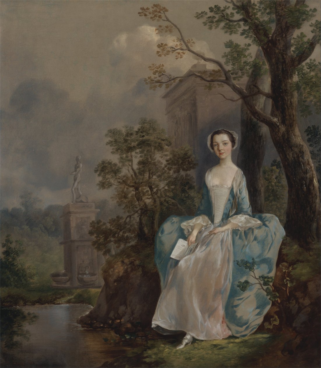 Retrato de uma mulher de Thomas Gainsborough
