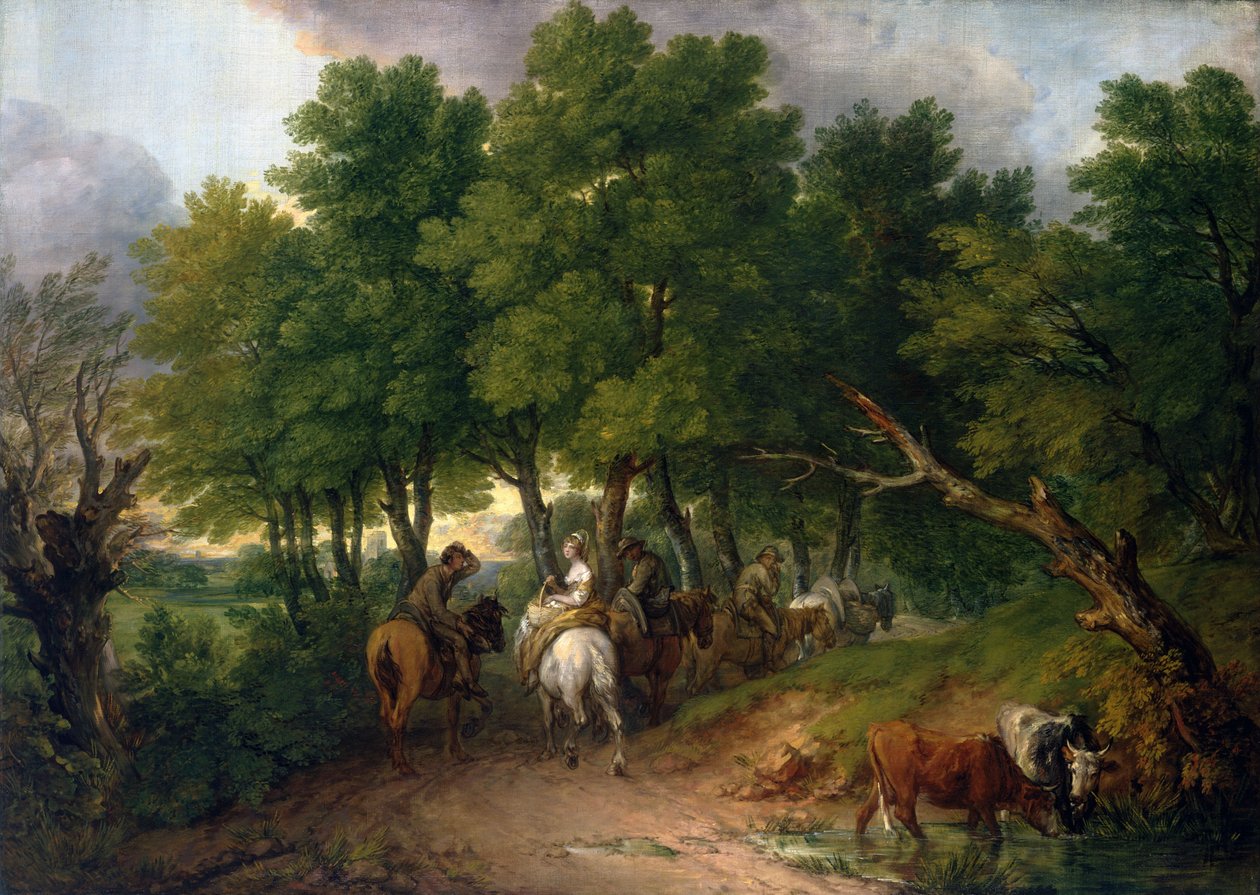 Road from Market de Thomas Gainsborough