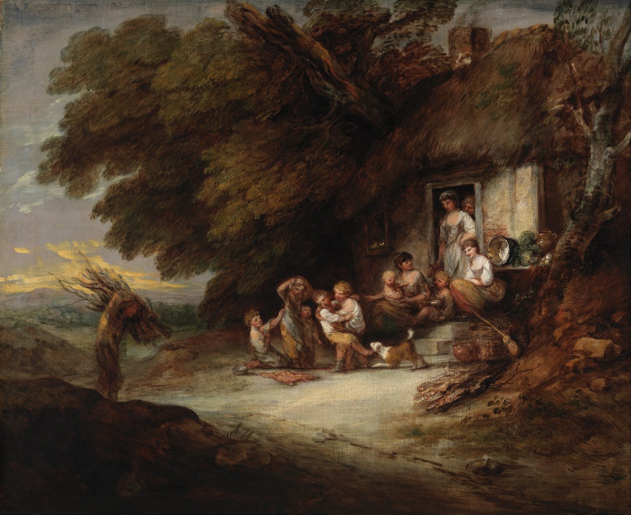 A porta da cabana de Thomas Gainsborough