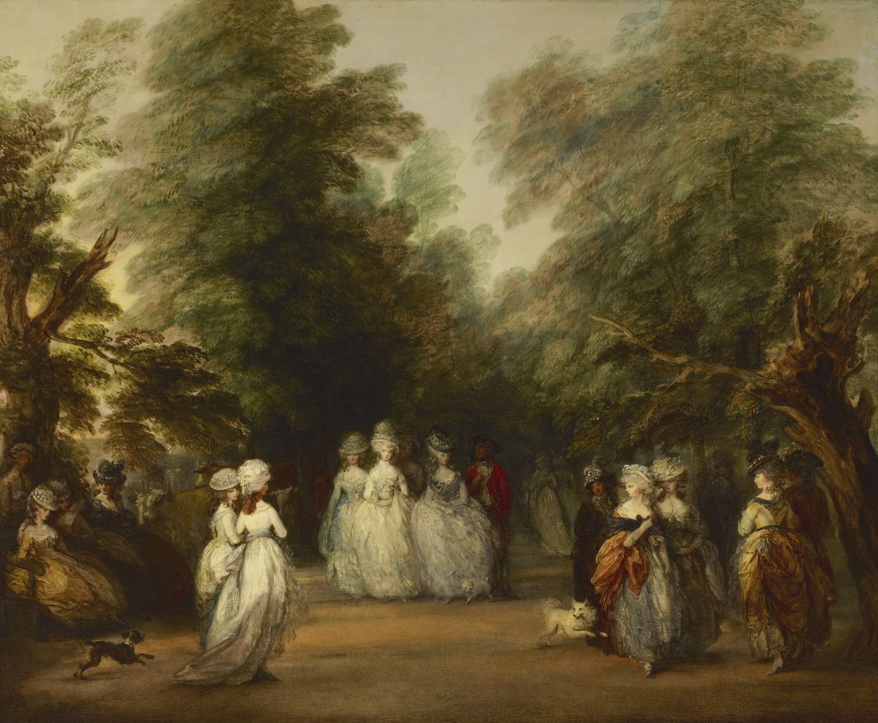 O shopping em St. Jamess Park de Thomas Gainsborough