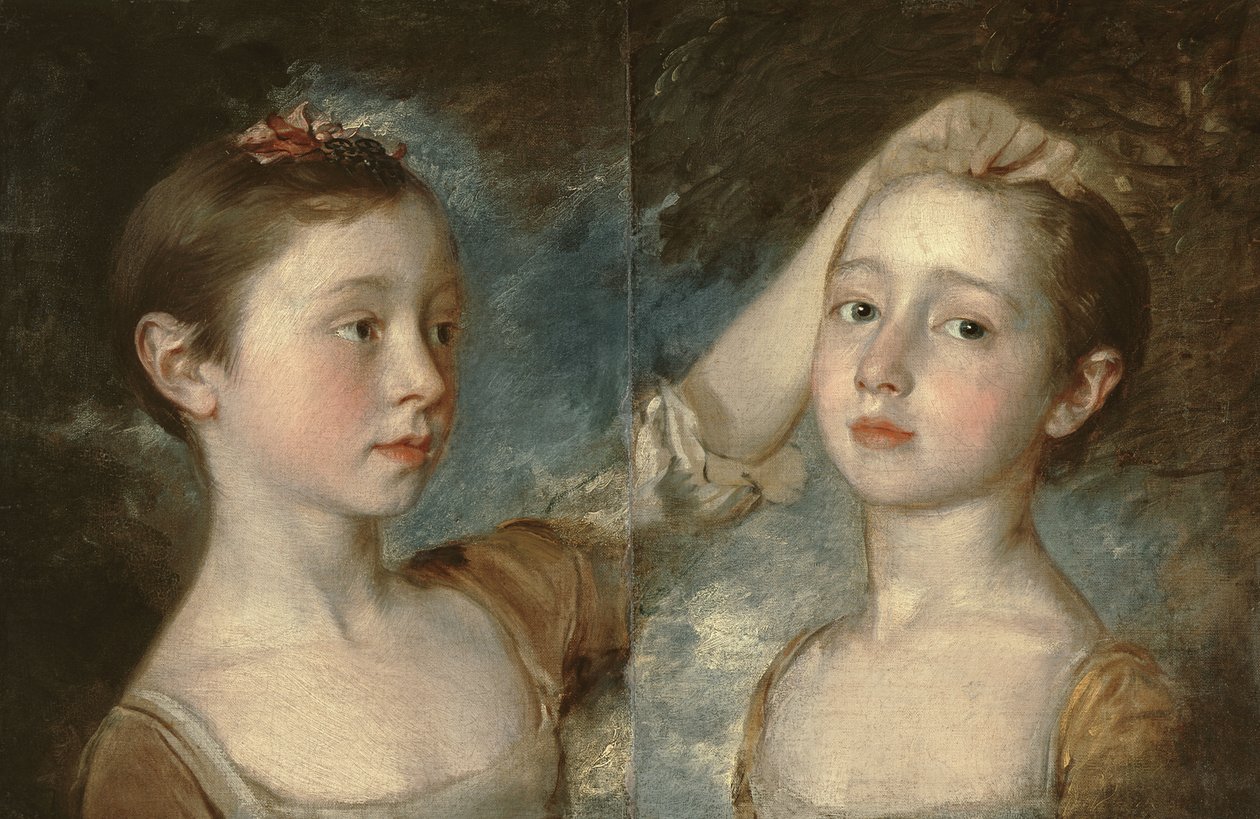 Filhas do pintor Maria e Margarida, c.1758 de Thomas Gainsborough