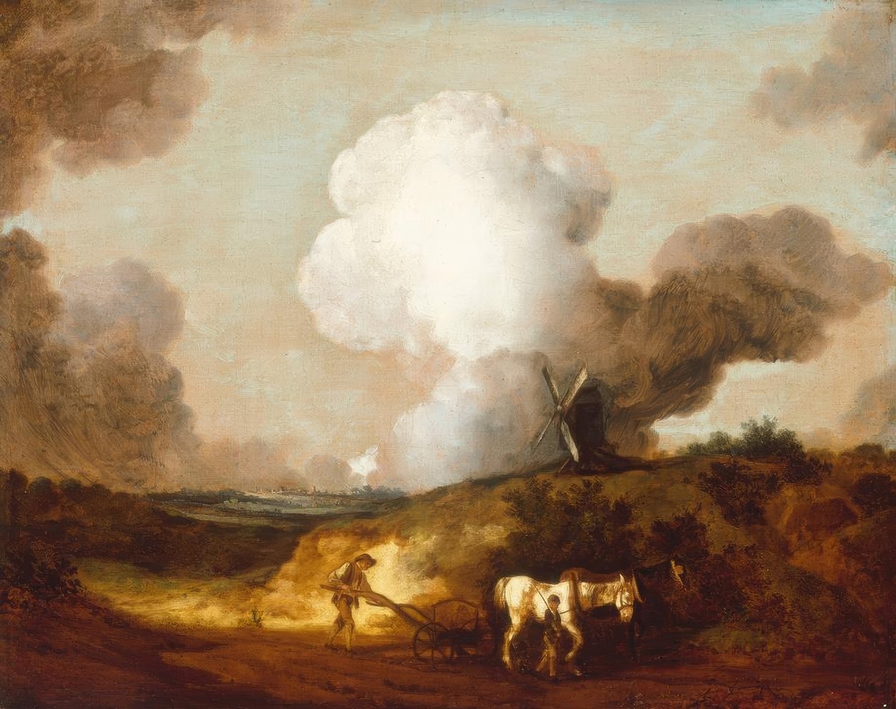 O Arado Suffolk de Thomas Gainsborough