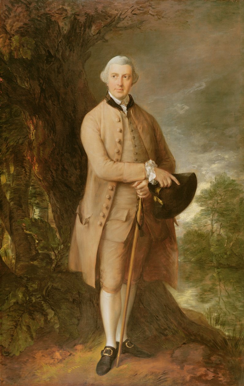 William Johnstone-Pulteney, 5º Barão Posterior, c.1772 de Thomas Gainsborough