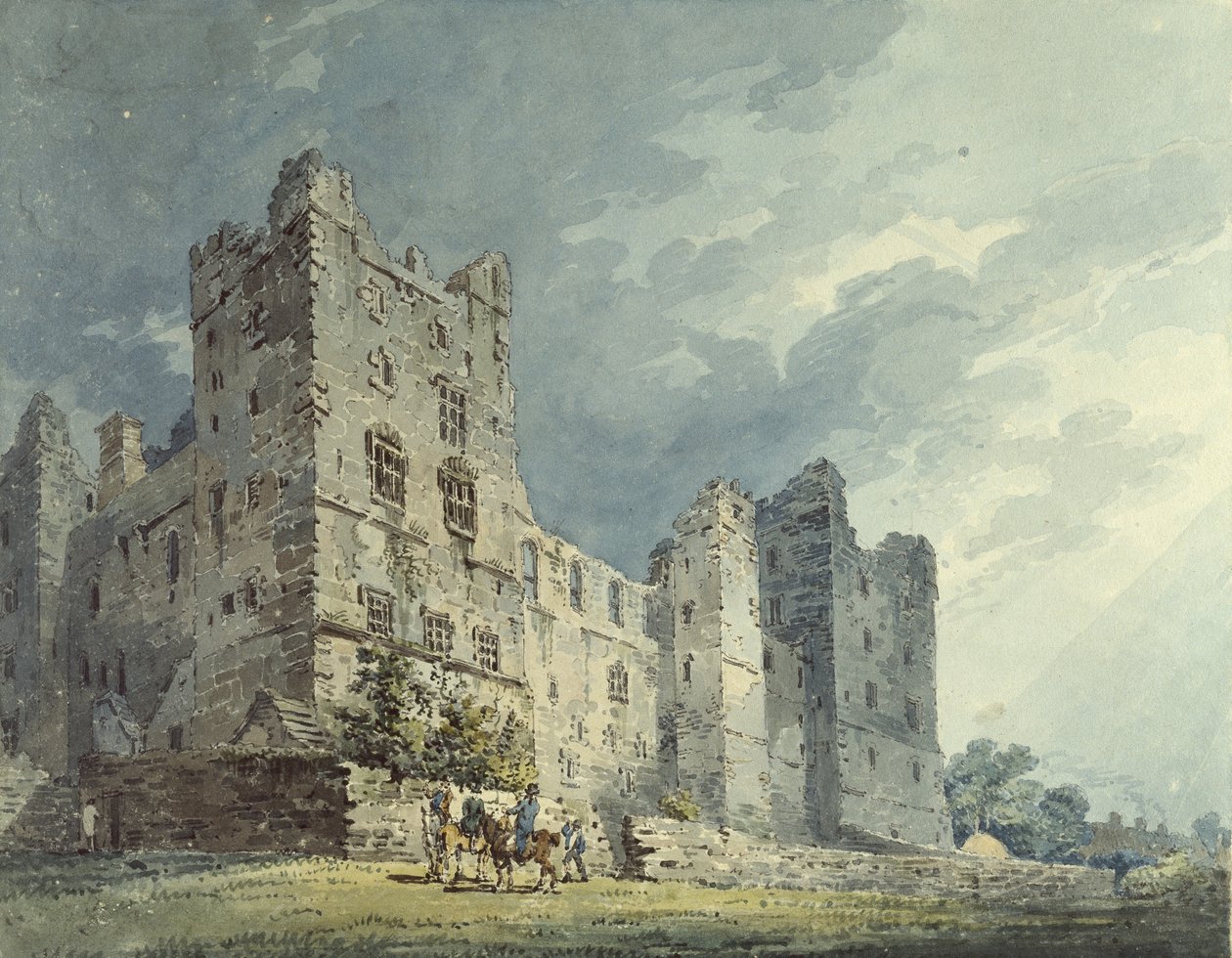 Bolton Castle, Yorkshire (aquarela sobre indicações em grafite) de Thomas Girtin