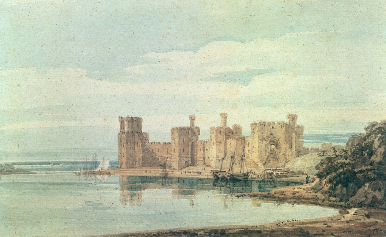 Castelo de Caernarvon de Thomas Girtin