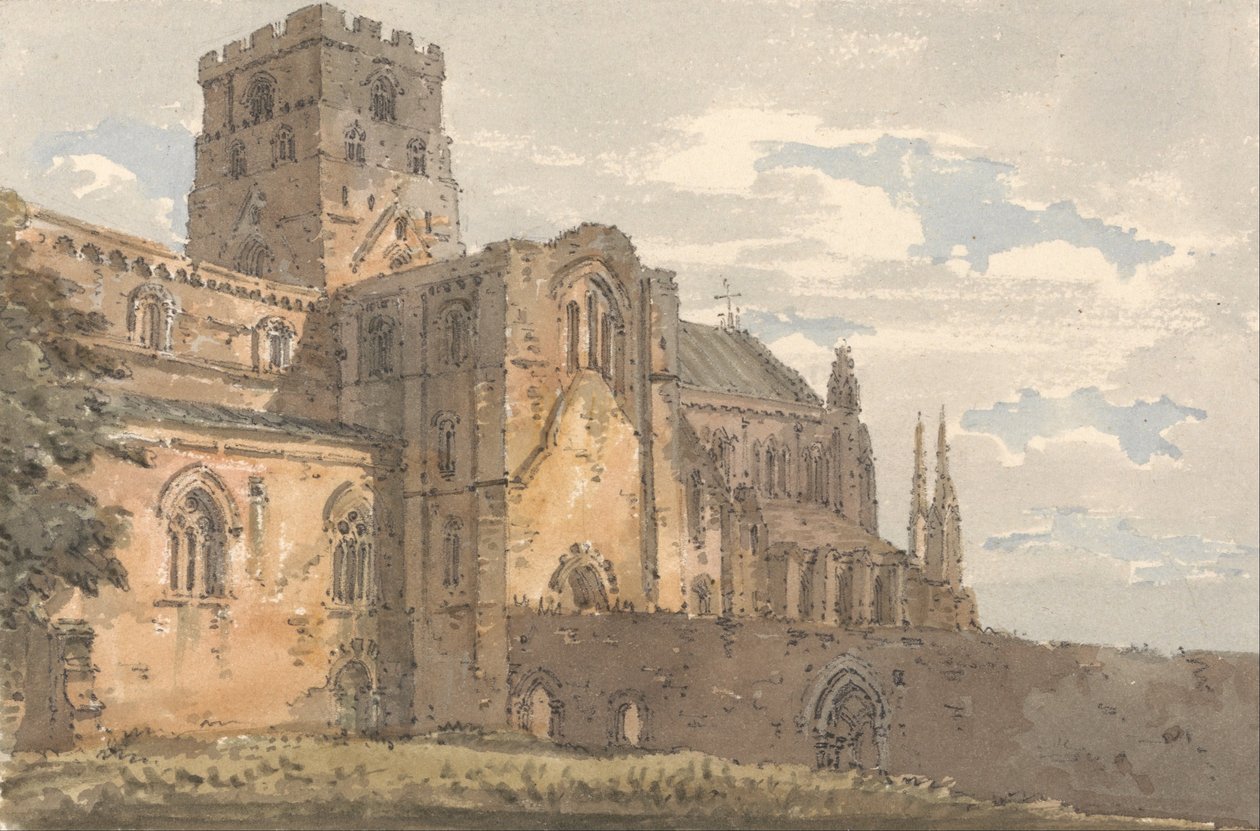 Carlisle Cathedral, Cumberland, do sudoeste de Thomas Girtin