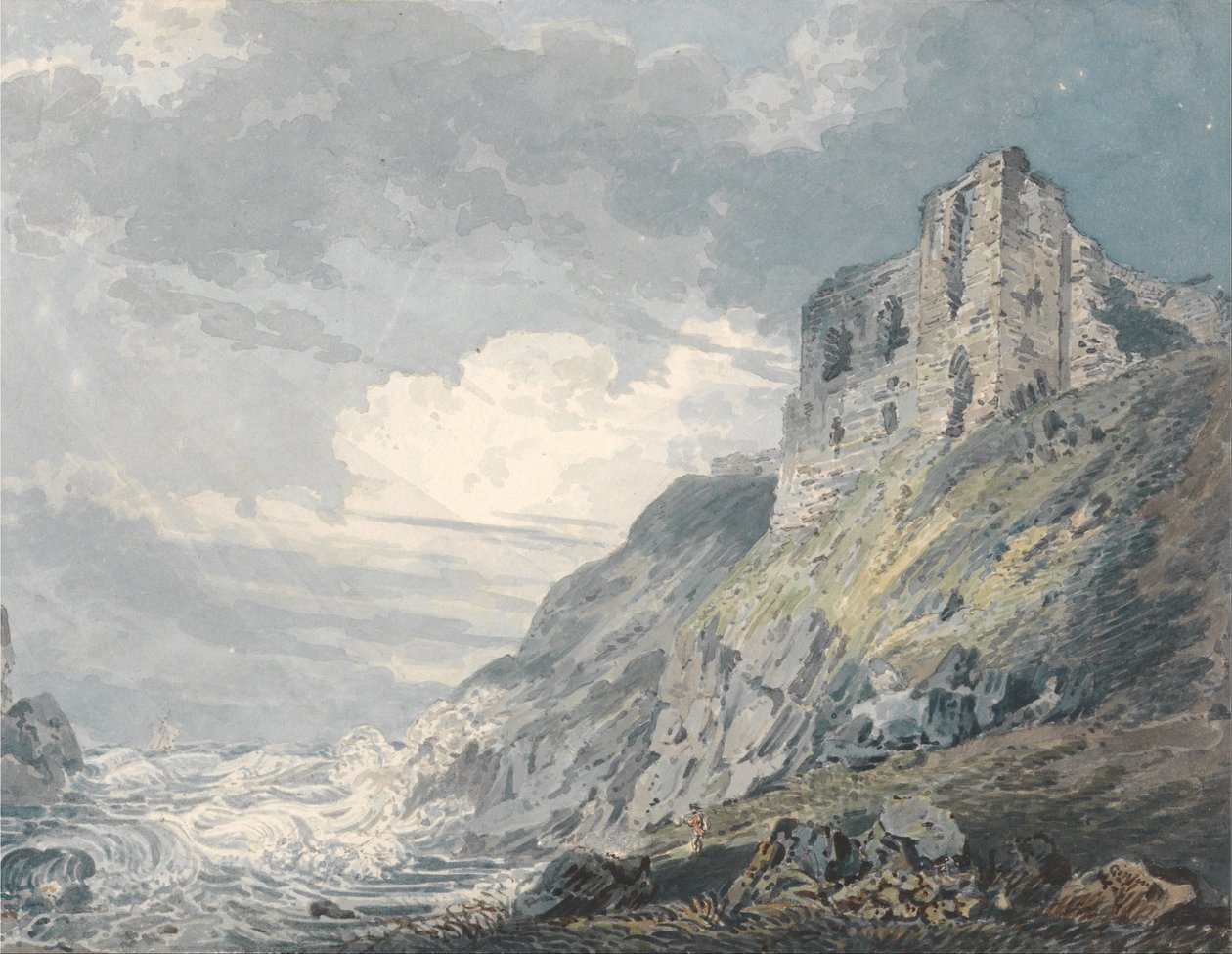 Castelo de Findlater, Banff de Thomas Girtin