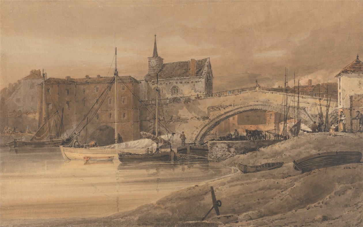 Ouse Bridge, York de Thomas Girtin