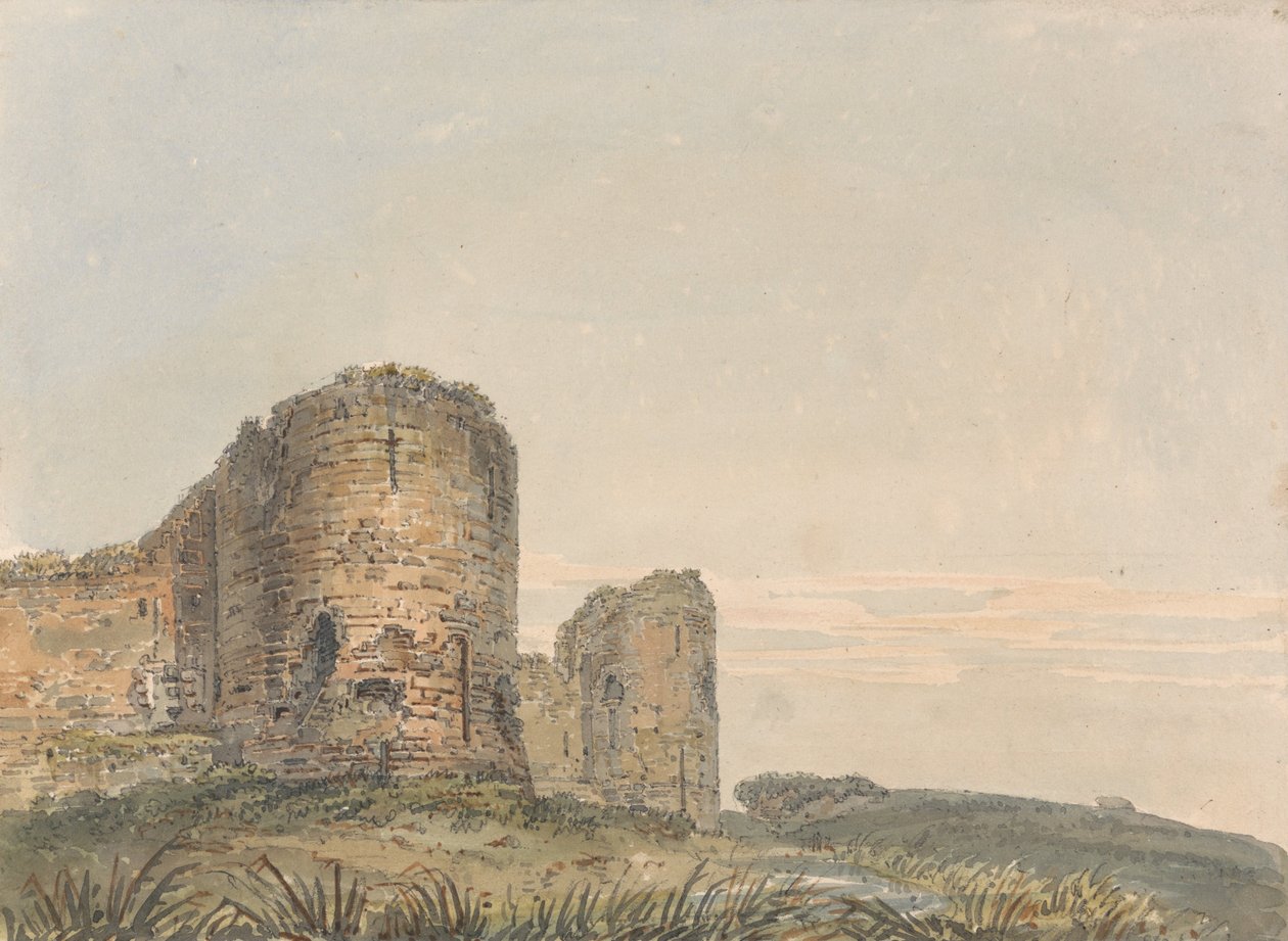 Pevensey Castle, Sussex de Thomas Girtin