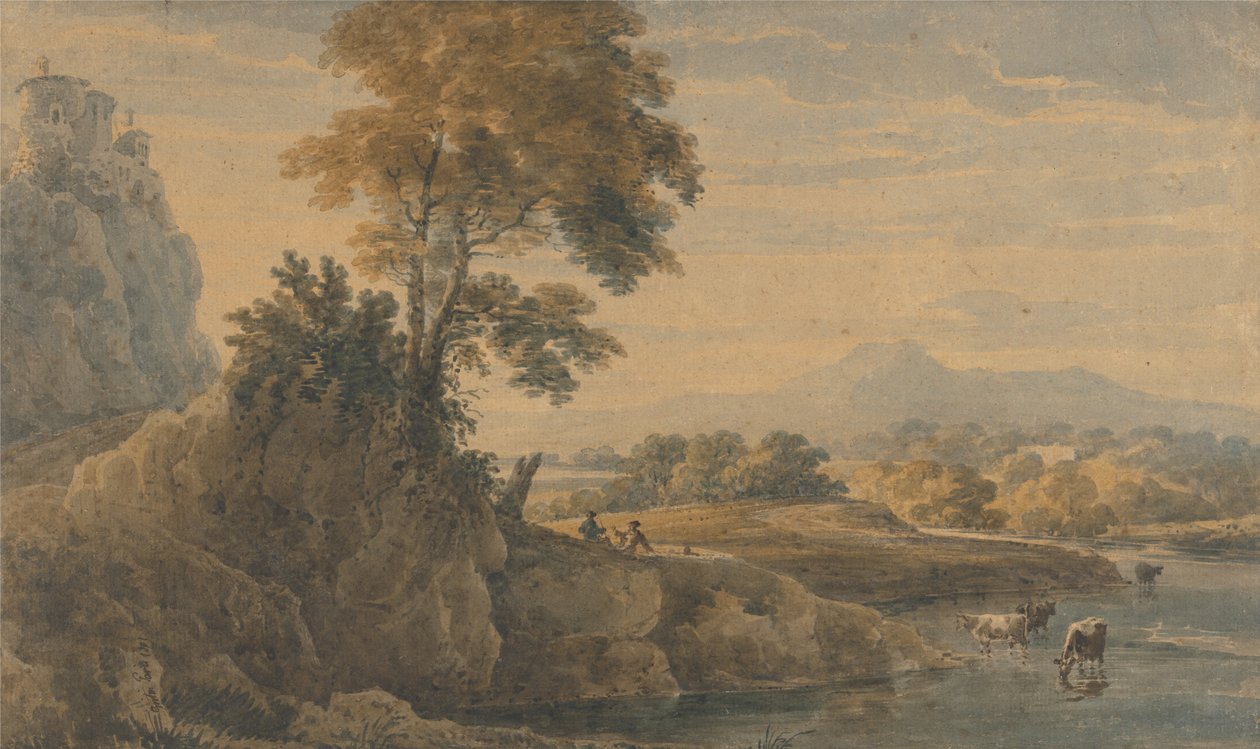 Paisagem romântica de Thomas Girtin