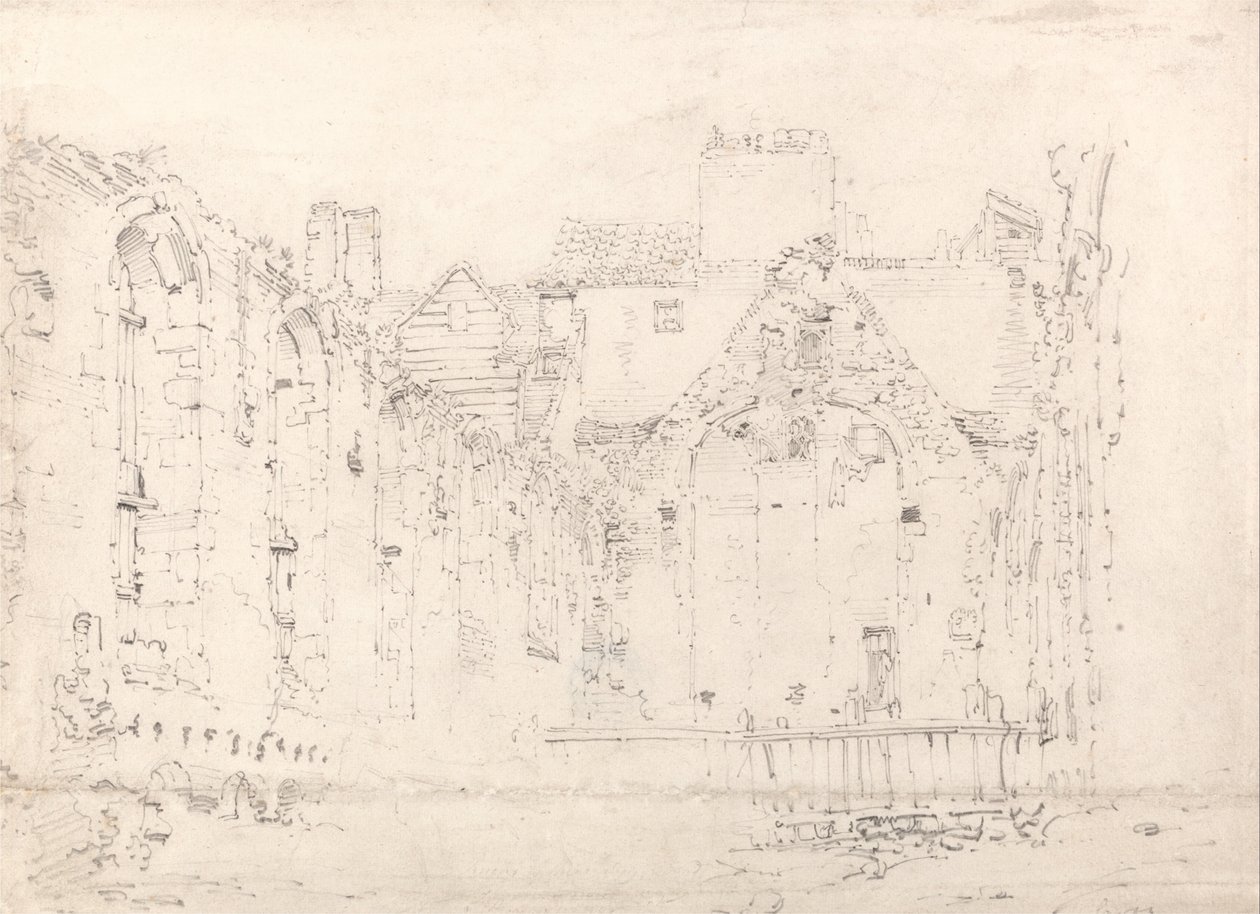 Ruínas do Palácio Savoy de Thomas Girtin