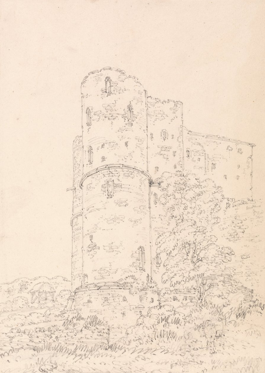 Castelo de Saltwood, Kent de Thomas Girtin