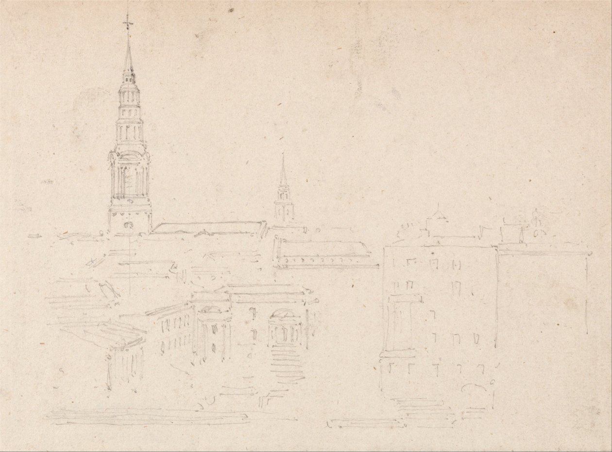 St. Brides, Fleet Street, Londres de Thomas Girtin