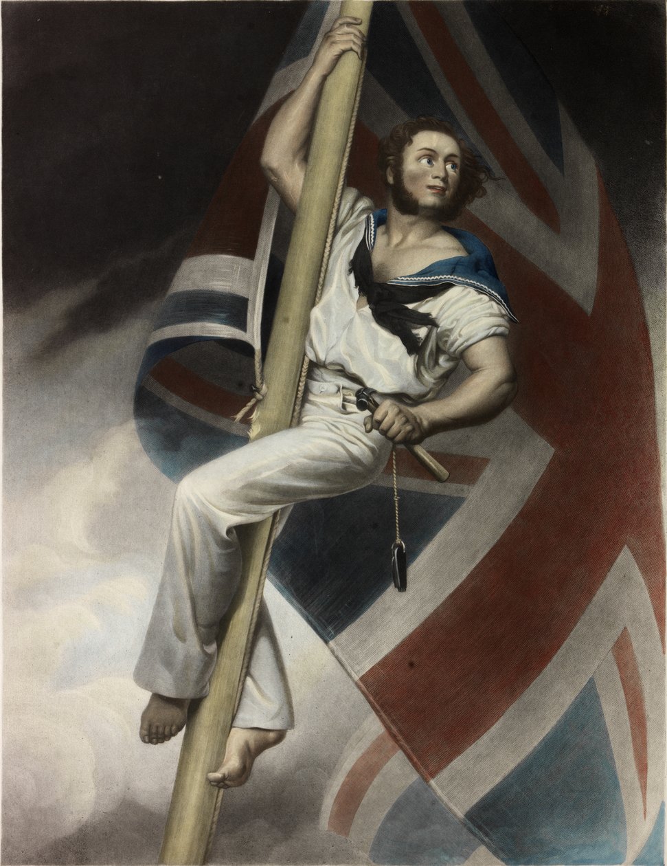 O campeão da Inglaterra, gravado por GS Shury, 1860 de Thomas Herbert Maguire