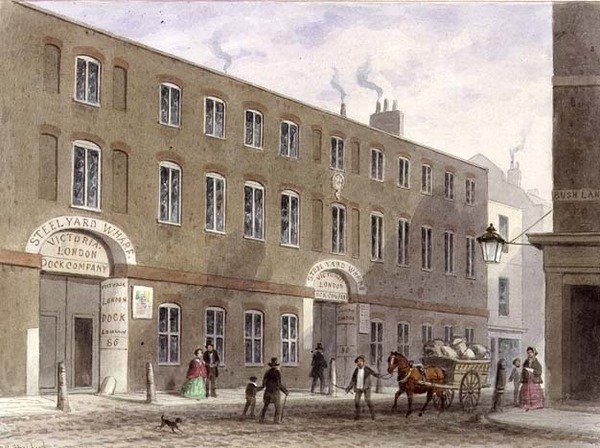 Steelyard Wharf, Upper Thames St. de Thomas Hosmer Shepherd