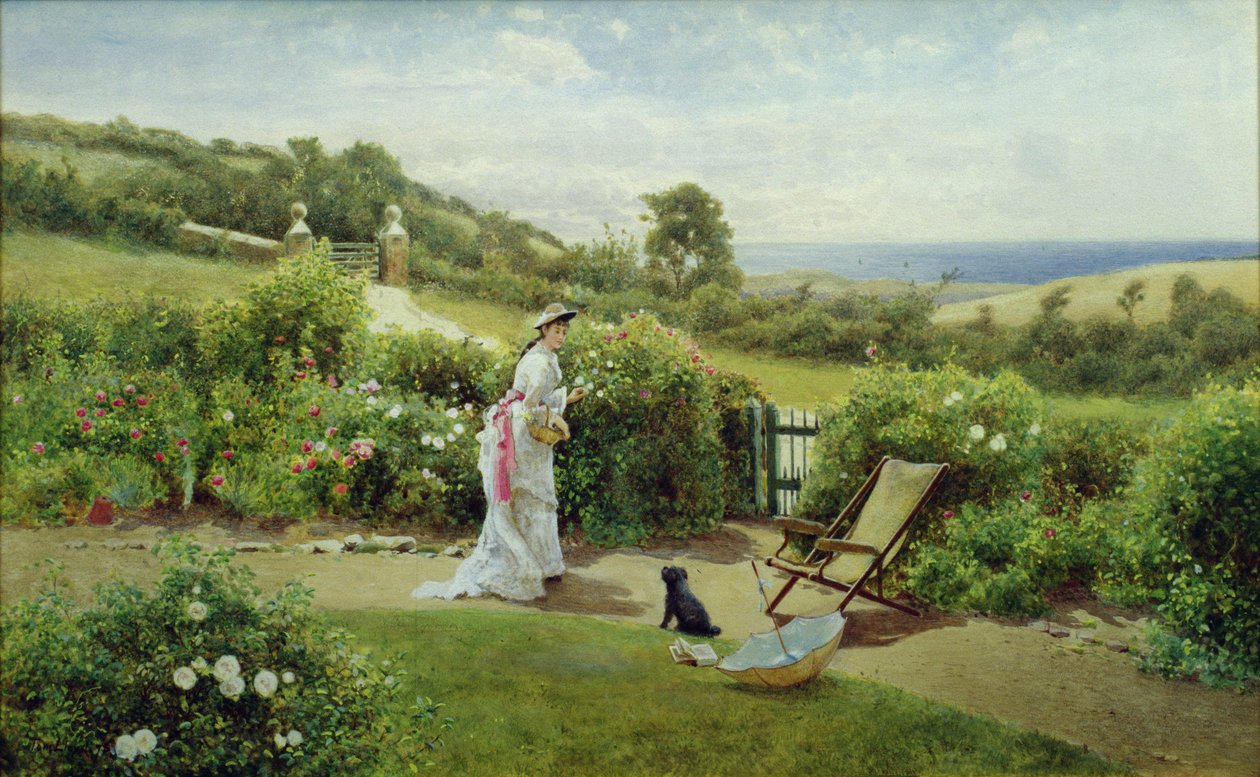 No jardim, 1903 de Thomas James Lloyd