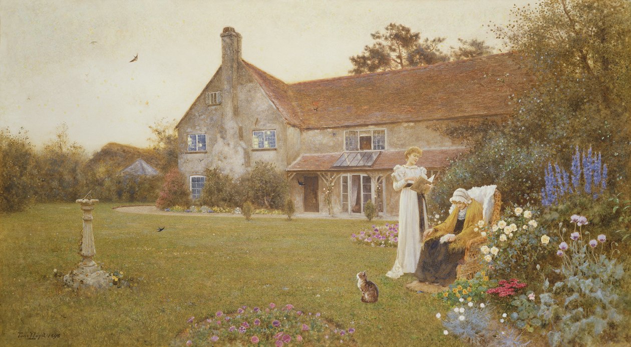 O relógio de sol, 1898 de Thomas James Lloyd
