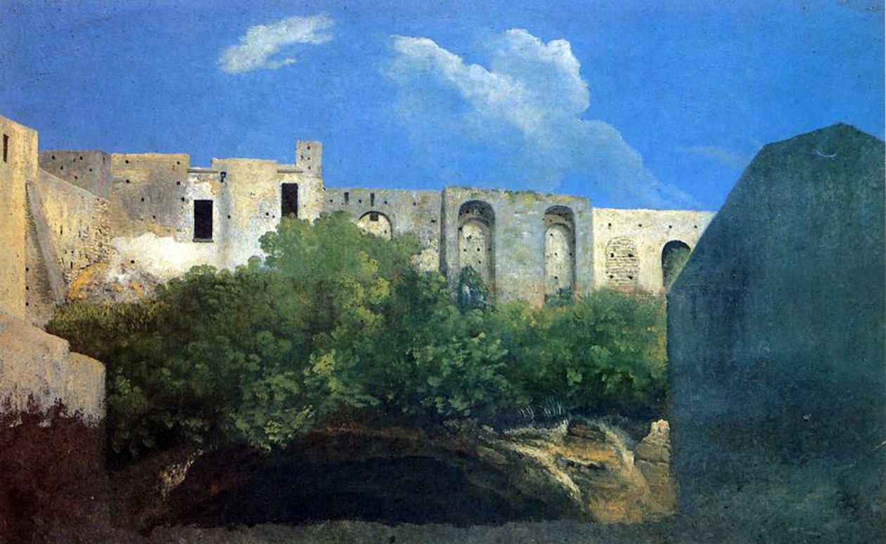 Edifícios arruinados perto de Nápoles, c.1782 de Thomas Jones