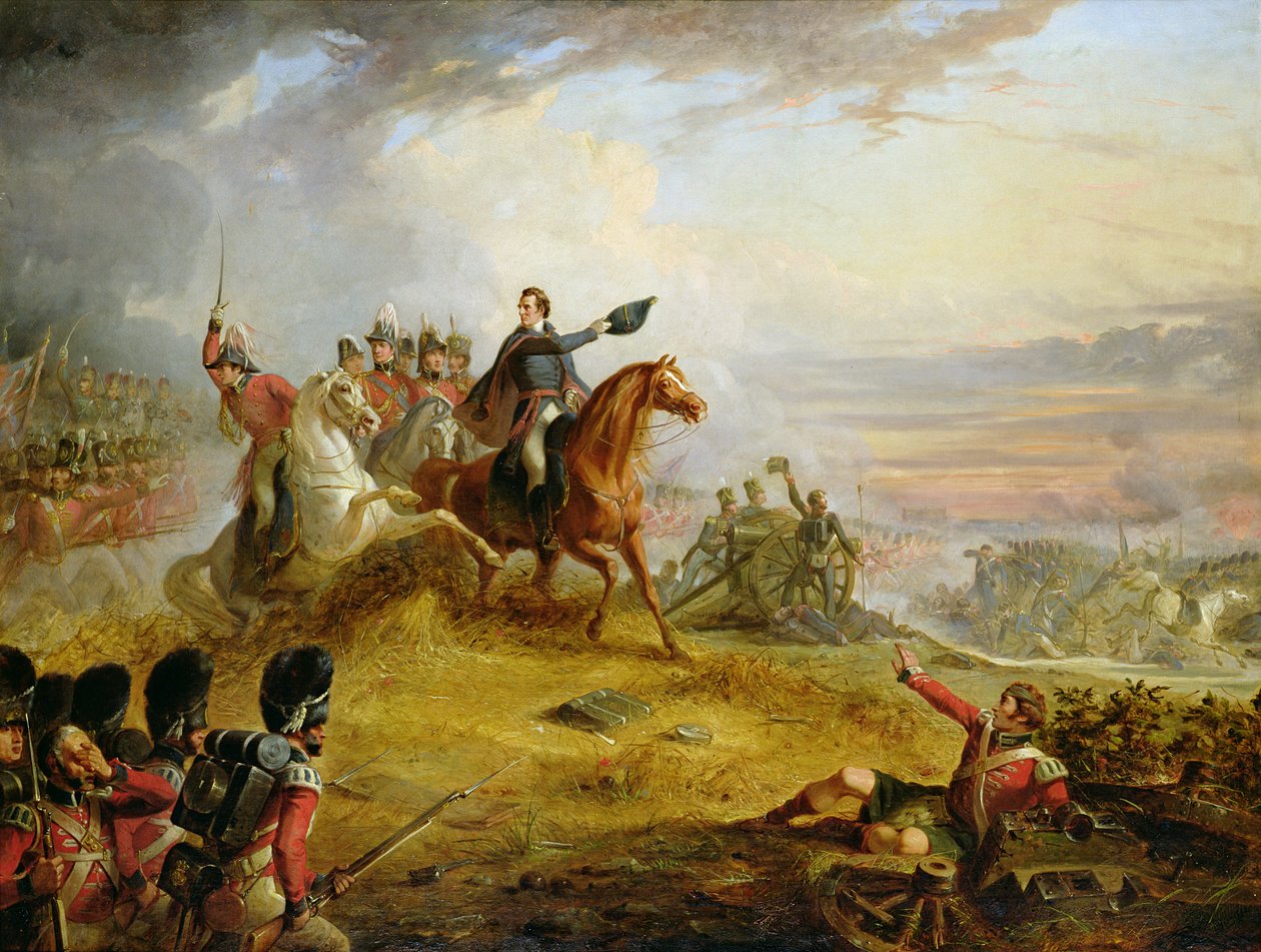 Um incidente na batalha de Waterloo em 1815 de Thomas Jones