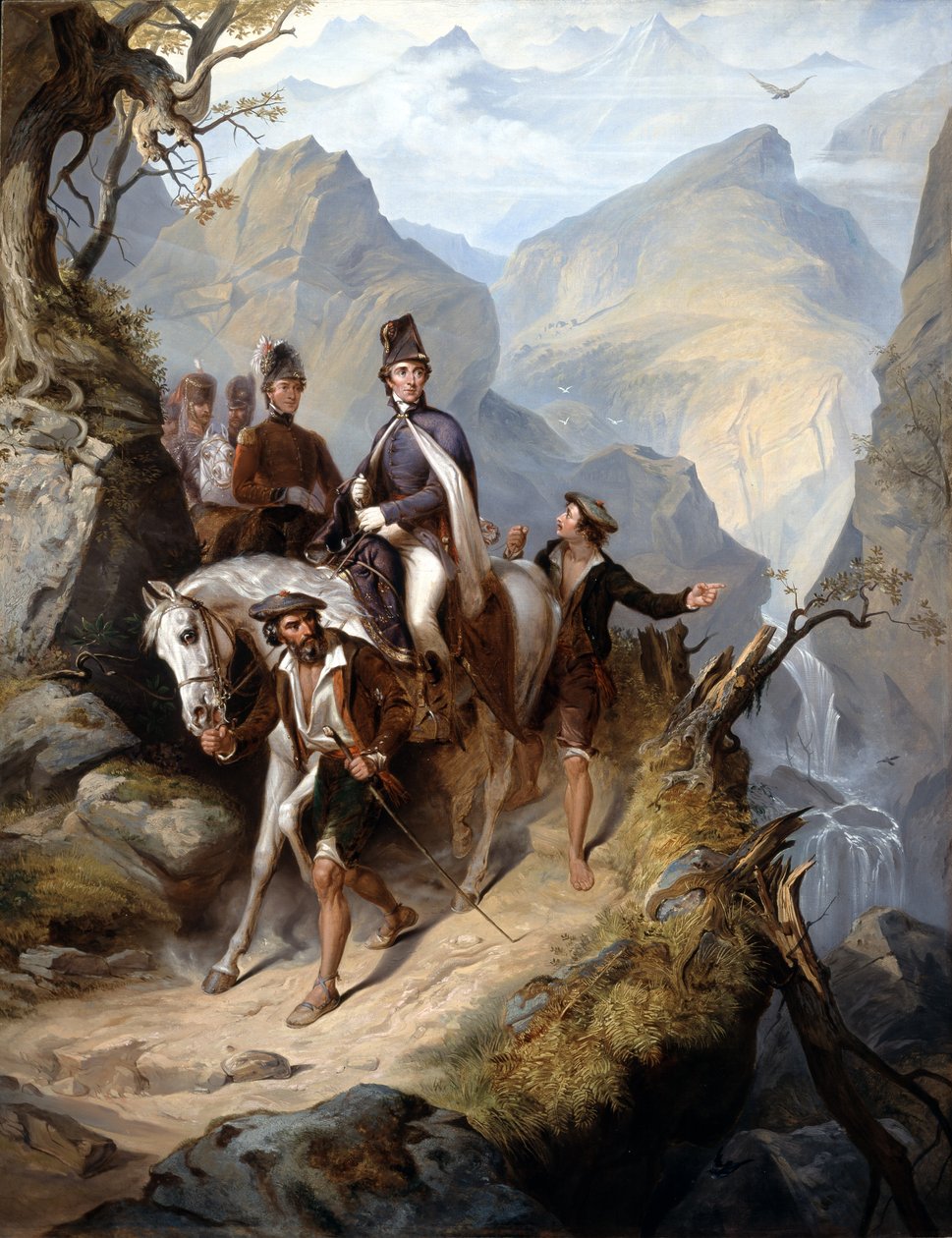 Wellington (1769-1852) em Sorauren, 27 de julho de 1813, c.1853 de Thomas Jones